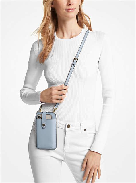 michael kors phone crossbody|michael kors crossbody saffiano.